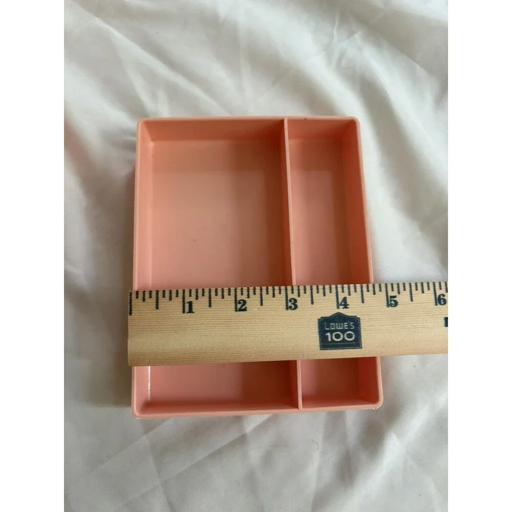Vintage 90s Pink Caboodles Makeup Jewelry Carrying Case #2425 Organizer Y2K